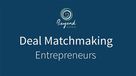 matchmaking entrepreneurs